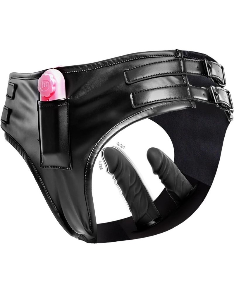 Culotte Double Gode Vibrant Pantiegood 12 x 3.7cm sextoys et accessoires sur La Boutique du Hard