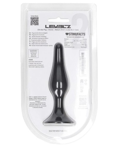 Plug Slim M 10 x 2.8cm sextoys et accessoires sur La Boutique du Hard