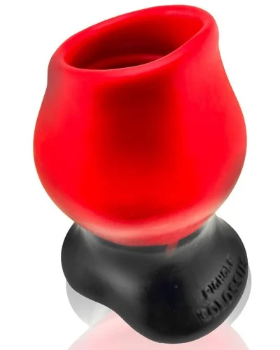 Plug Tunnel Colossus Pighole XXXXL 17 x 13.5 cm Noir-Rouge sextoys et accessoires sur La Boutique du Hard