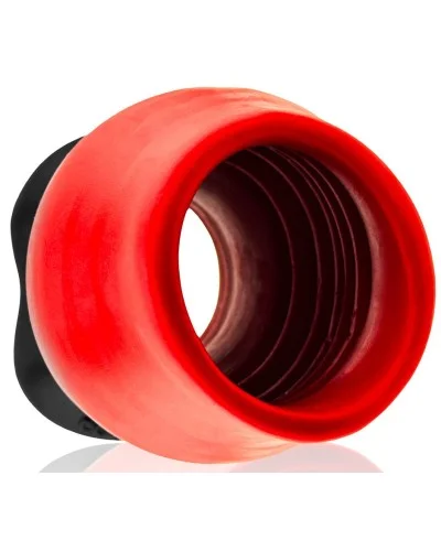 Plug Tunnel Colossus Pighole XXXXL 17 x 13.5 cm Noir-Rouge sextoys et accessoires sur La Boutique du Hard