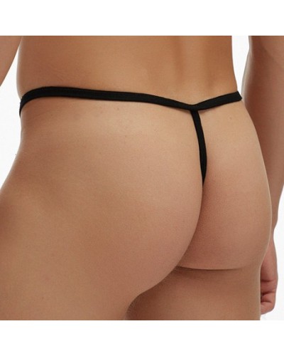 String Visibly Noir pailleté sextoys et accessoires sur La Boutique du Hard