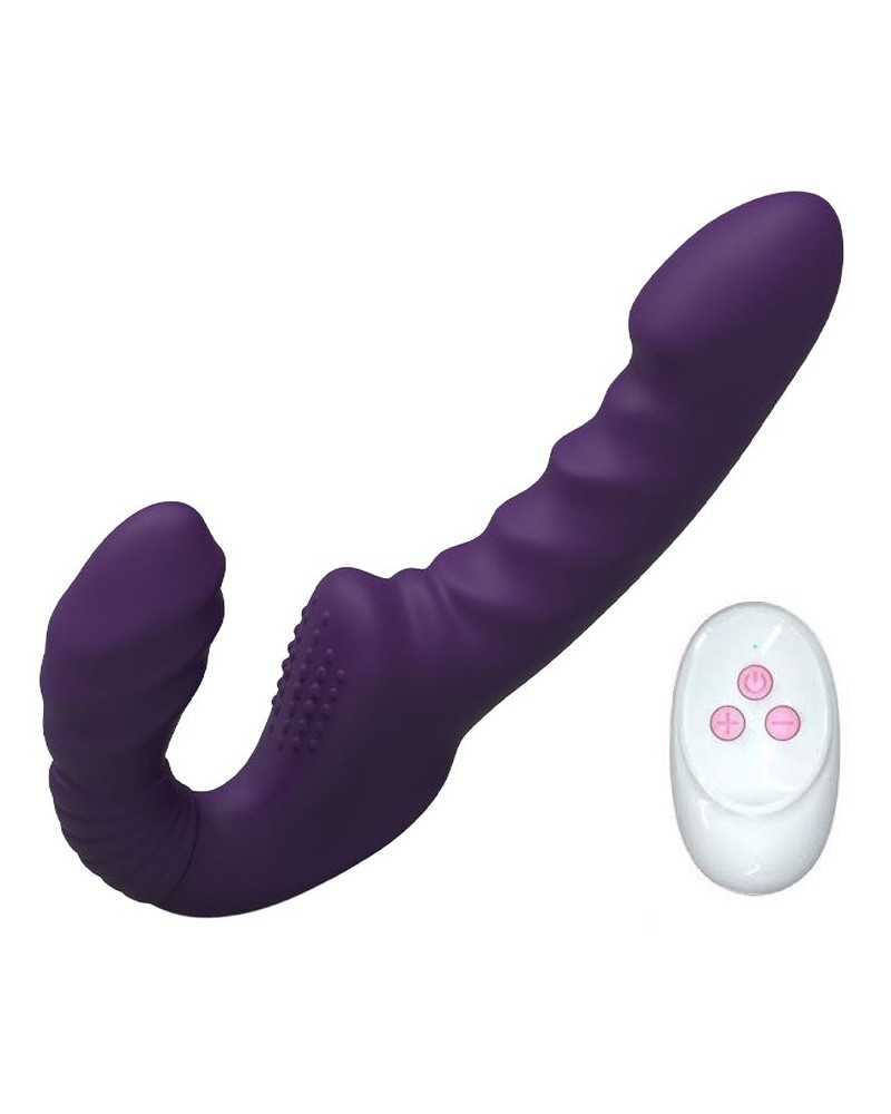 Gode Ceinture sans harnais vibrant Beautypurp 13 x 3.8cm sextoys et accessoires sur La Boutique du Hard