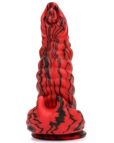 Gode Fantasy Hybrixis 18 x 6.3cm Rouge et Noir sextoys et accessoires sur La Boutique du Hard