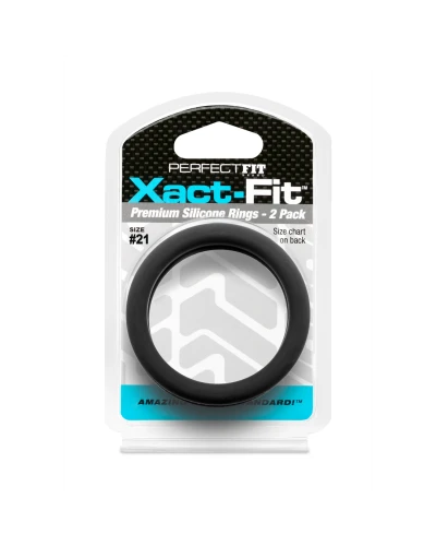 Lot de 2 Cockrings Xact-Fit n°21 - Diamètre 53mm sextoys et accessoires sur La Boutique du Hard