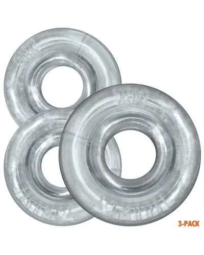 Lot de 3 Cockrings Rimringz Transparents sextoys et accessoires sur La Boutique du Hard