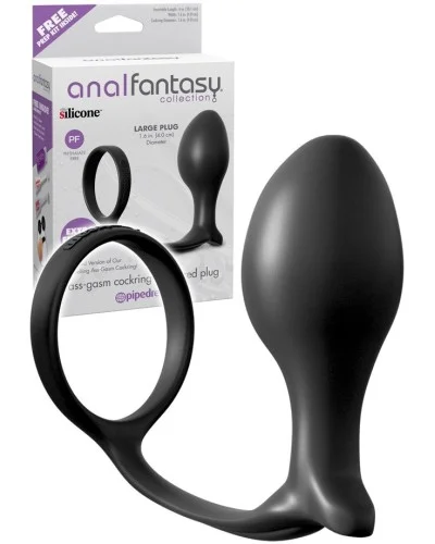 Plug anal Gasm avec cockring 10cm pas cher