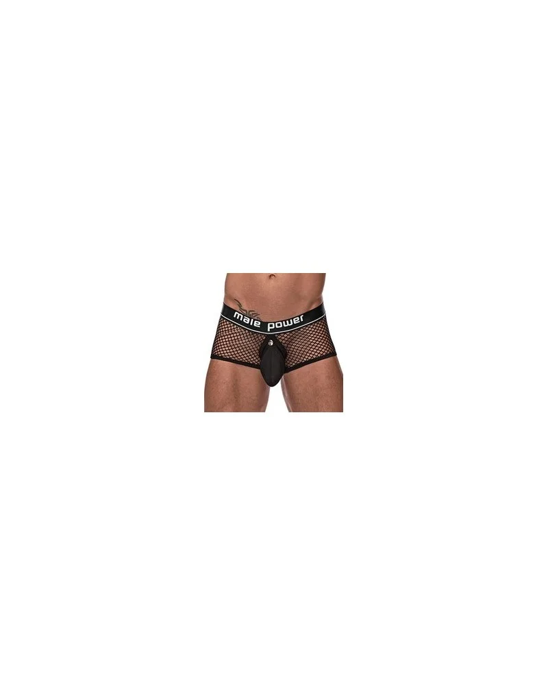 Boxer résille Ring & Short Noir sextoys et accessoires sur La Boutique du Hard