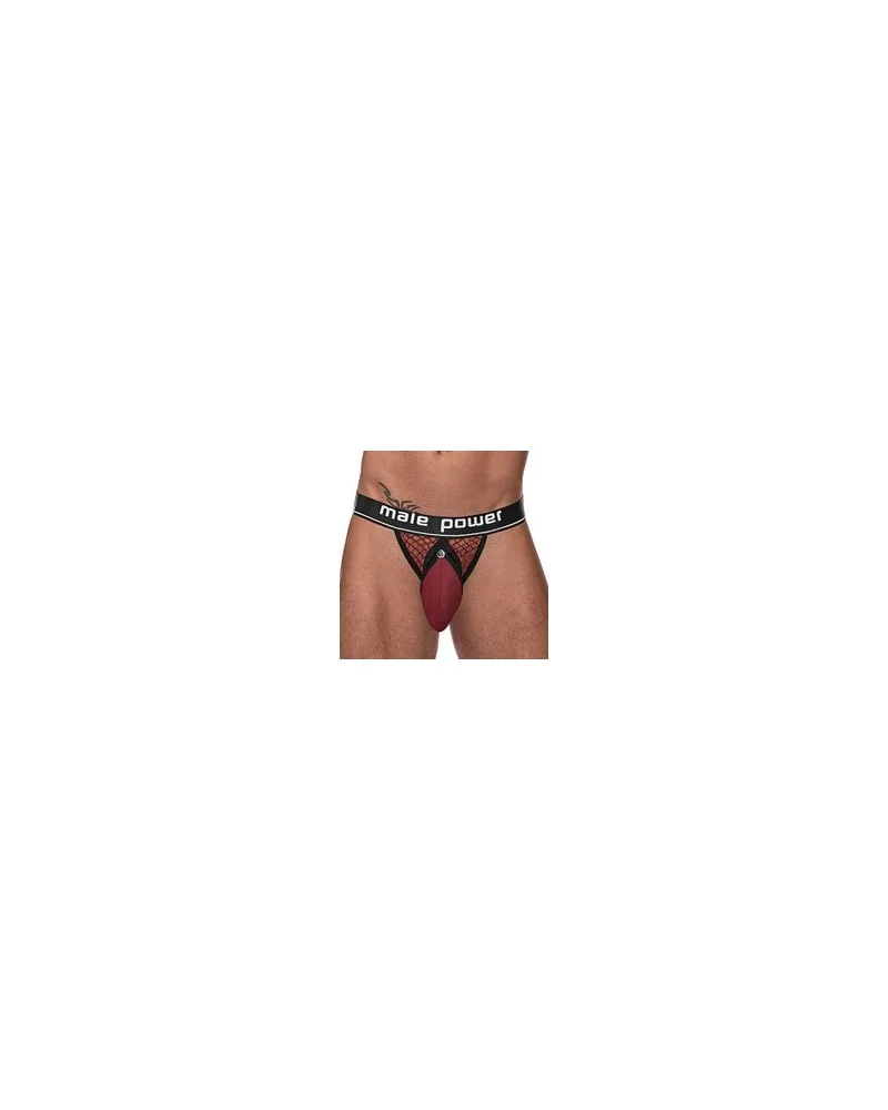 Jockstrap Résille Ring & Jock Bordeaux sextoys et accessoires sur La Boutique du Hard
