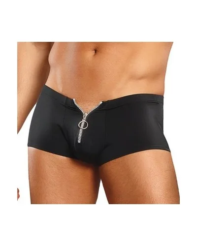 Boxer court avec Zip Ring & Short Noir sextoys et accessoires sur La Boutique du Hard