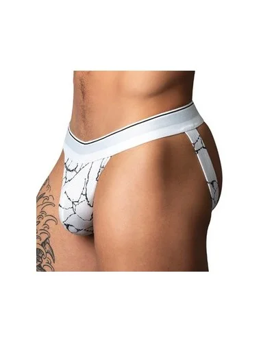 Jockstrap Soo Cumfy Blanc-Noir sextoys et accessoires sur La Boutique du Hard