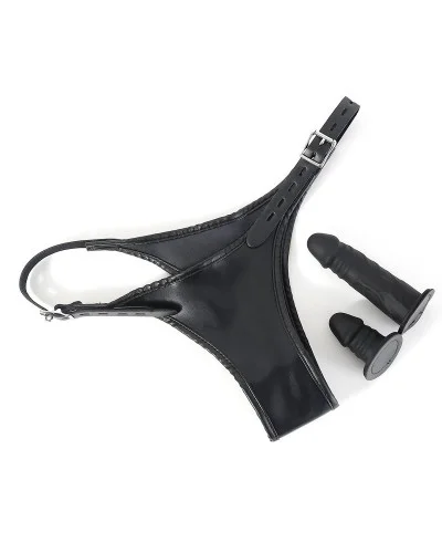 Tanga Double Gode Pantietan 13 x 3.8cm sextoys et accessoires sur La Boutique du Hard