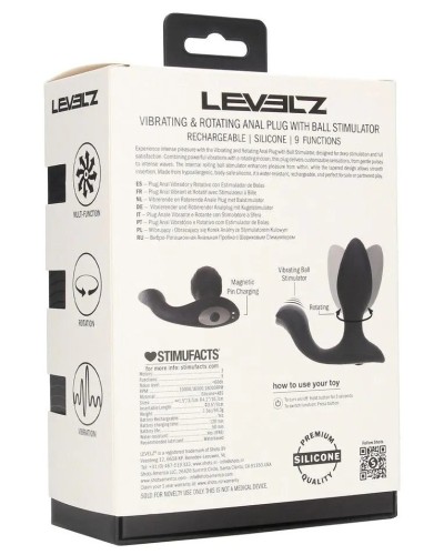 Plug rotatif Turneez 9 x 3.9cm sextoys et accessoires sur La Boutique du Hard