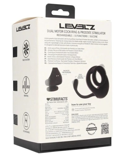 Plug-Cockring vibrant Pointeez 10 Vibrations sextoys et accessoires sur La Boutique du Hard