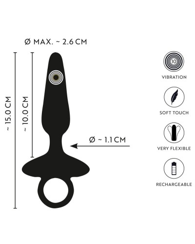 Plug  Slim Vibes 10 x 2.6cm sextoys et accessoires sur La Boutique du Hard