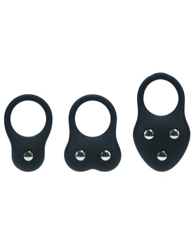 Lot de 3 Cockrings Training Ring 40-110gr sextoys et accessoires sur La Boutique du Hard