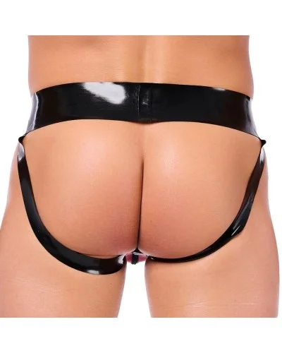 Jockstrap en latex Xrub avec Zip Noir-Rouge sextoys et accessoires sur La Boutique du Hard