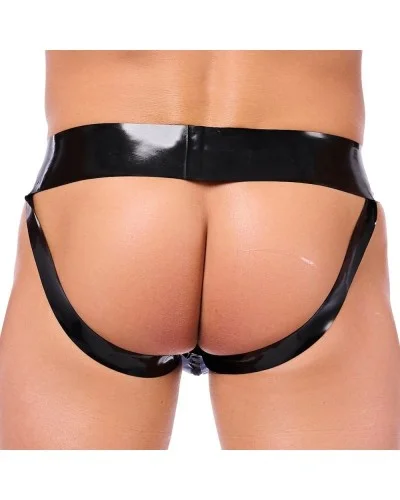 Jockstrap en latex Xrub avec Zip Noir-Blanc sextoys et accessoires sur La Boutique du Hard