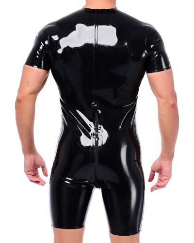 Combi-Short en latex Xrub avec Zip Noir sextoys et accessoires sur La Boutique du Hard
