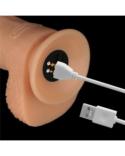 Gode Vibrant avec Bourses Power Basics 18 x 5cm sextoys et accessoires sur La Boutique du Hard