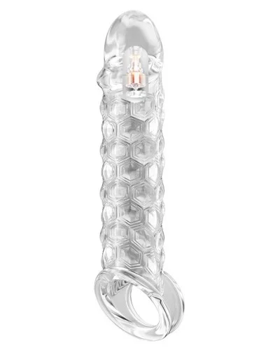 Gaine pénienne vibrante Mystic Hexa 15 x 4cm sextoys et accessoires sur La Boutique du Hard