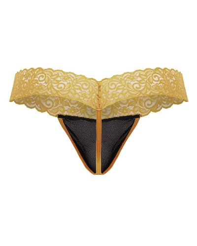 String en dentelle Beltis Noir-Orange sextoys et accessoires sur La Boutique du Hard
