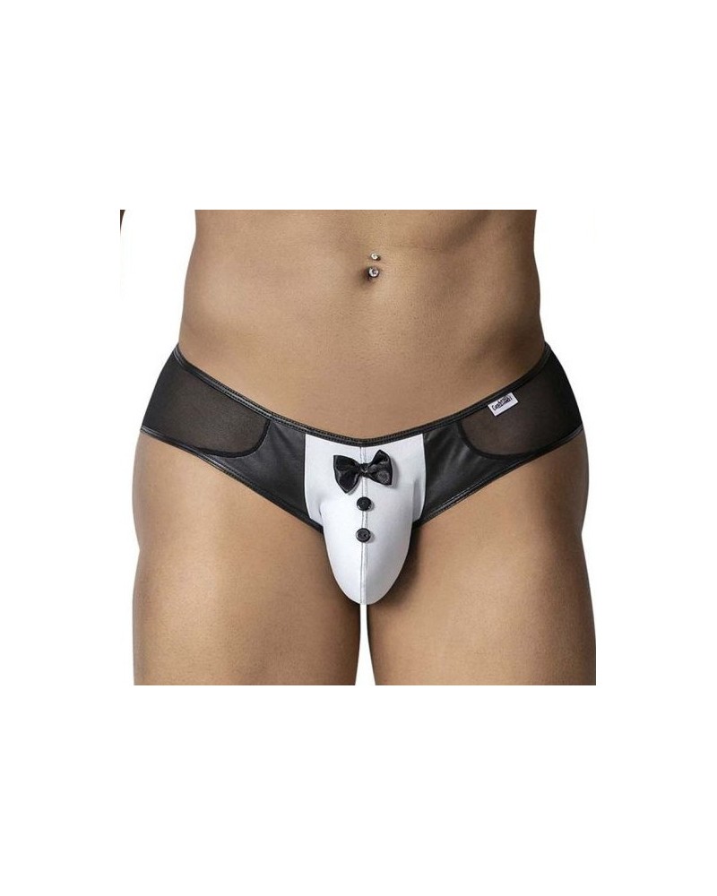 Slip Nesthor Noir-Blanc sextoys et accessoires sur La Boutique du Hard