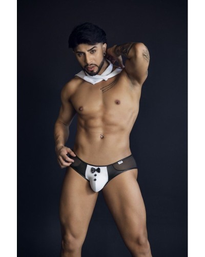 Slip Nesthor Noir-Blanc sextoys et accessoires sur La Boutique du Hard