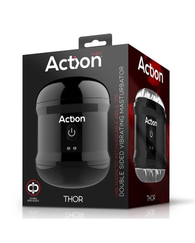 Masturbateur Thor Double entrée 10 vibrations sextoys et accessoires sur La Boutique du Hard