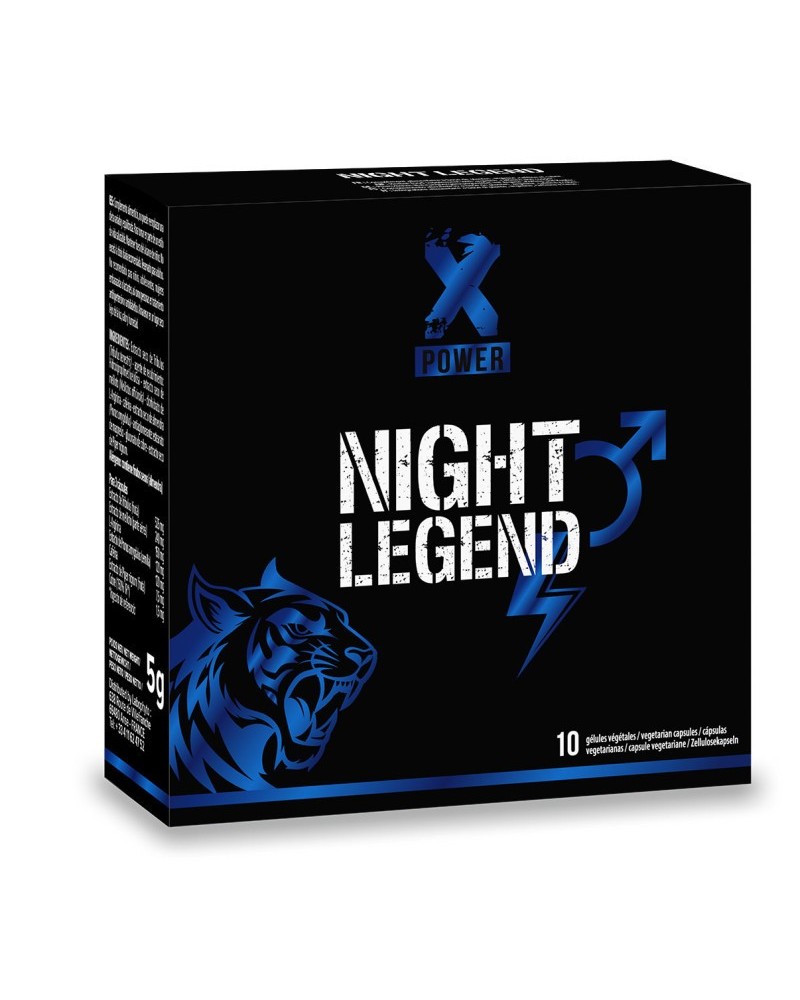 Stimulant Night Legend 10 gélules sextoys et accessoires sur La Boutique du Hard