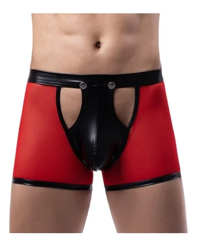 Boxer sexy Open Side Noir-Rouge sextoys et accessoires sur La Boutique du Hard