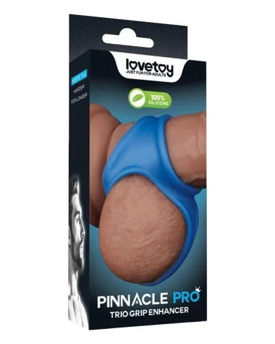 Ballstretcher Trio Grip Enhancer 30 mm Bleu sextoys et accessoires sur La Boutique du Hard