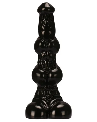 Gode Knotdog 22 x 6.5cm Noir sextoys et accessoires sur La Boutique du Hard