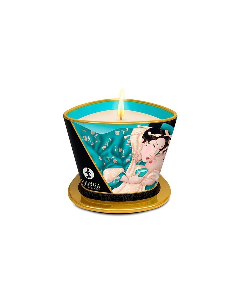 Bougie de massage Shunga ISLAND BLOSSOMS Fleurs des Iles sextoys et accessoires sur La Boutique du Hard