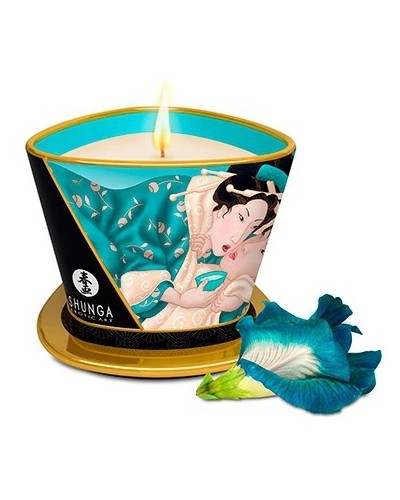 Bougie de massage Shunga ISLAND BLOSSOMS Fleurs des Iles sextoys et accessoires sur La Boutique du Hard