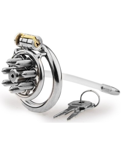 Cage avec Picots Chastipik et Tige - Longueur 1.2cm sextoys et accessoires sur La Boutique du Hard