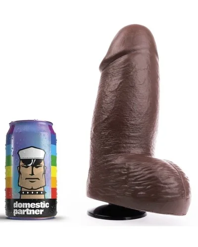 Gode DP104BR Hans Marron L 17 x 8.8cm sextoys et accessoires sur La Boutique du Hard