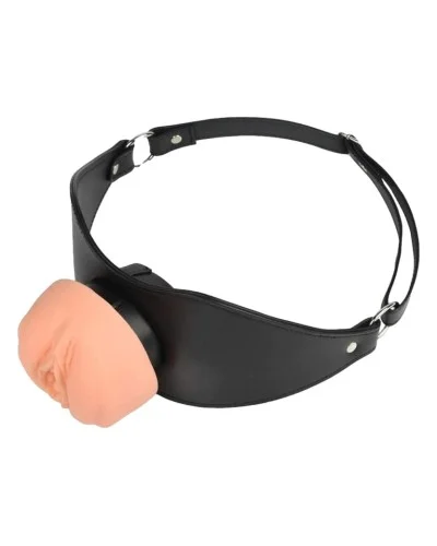 Bâillon avec Masturbateur entrée pussy Pushity 30mm sextoys et accessoires sur La Boutique du Hard