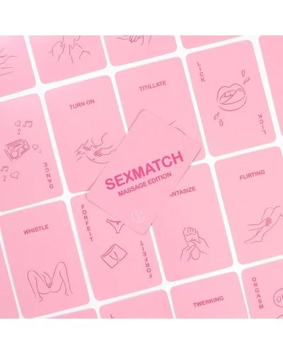 Jeu de cartes Sexmatch massage edition sextoys et accessoires sur La Boutique du Hard