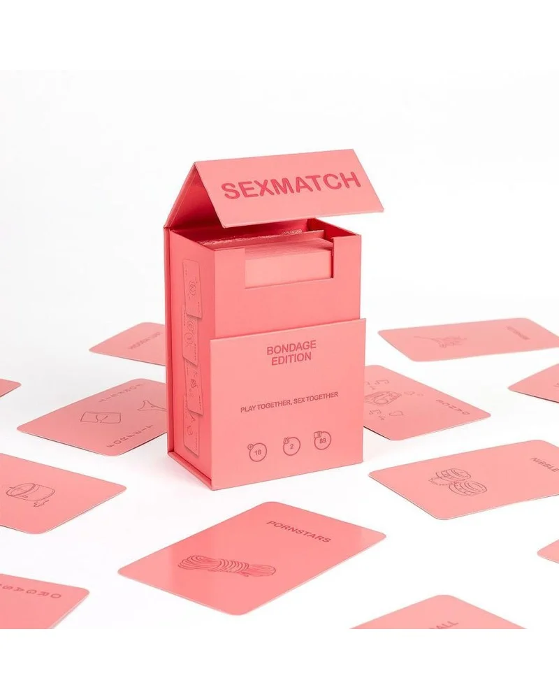 Jeu de cartes Sexmatch bondage edition sextoys et accessoires sur La Boutique du Hard