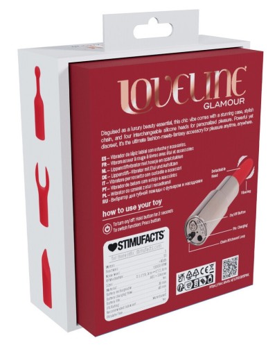 Mini Vibro + 4 embouts Angel Rose sextoys et accessoires sur La Boutique du Hard