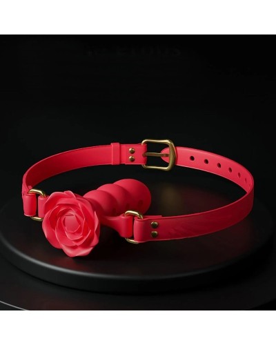 Bâillon Rose Rosymouth Rose sextoys et accessoires sur La Boutique du Hard