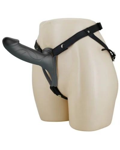 Gode ceinture creux Landon Noir 16 x 4.4cm sextoys et accessoires sur La Boutique du Hard