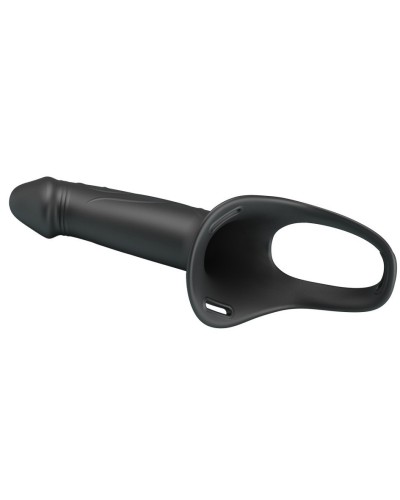 Gode ceinture creux Landon Noir 16 x 4.4cm sextoys et accessoires sur La Boutique du Hard