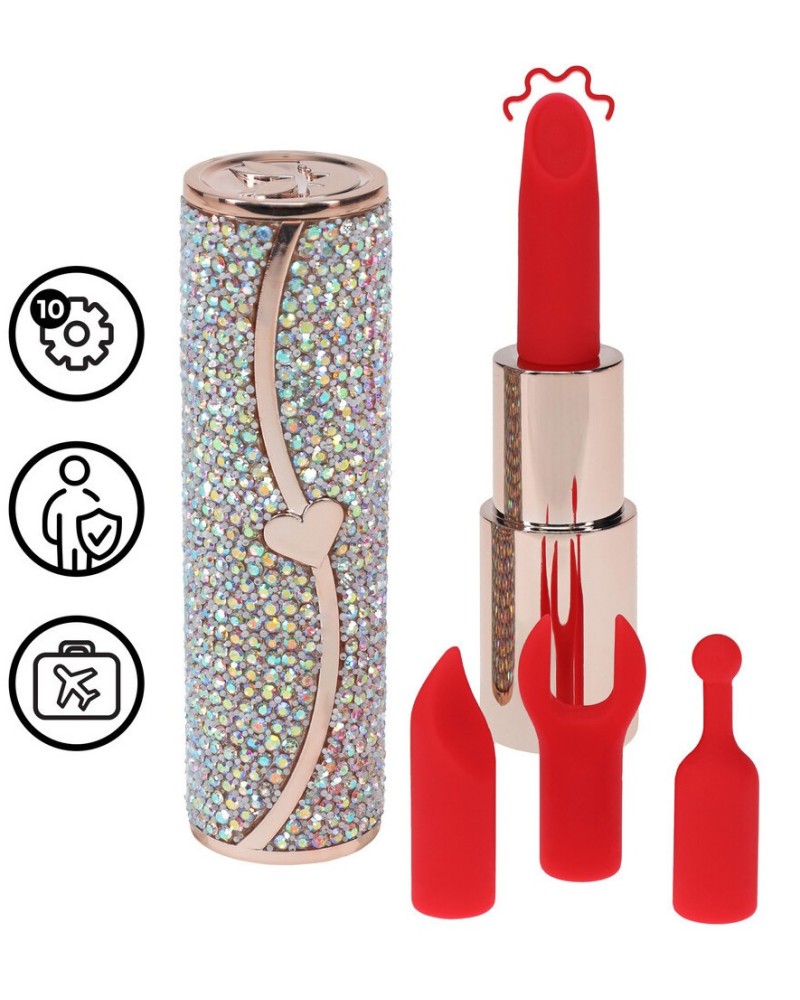Mini Vibro + 4 embouts Sparkle sextoys et accessoires sur La Boutique du Hard