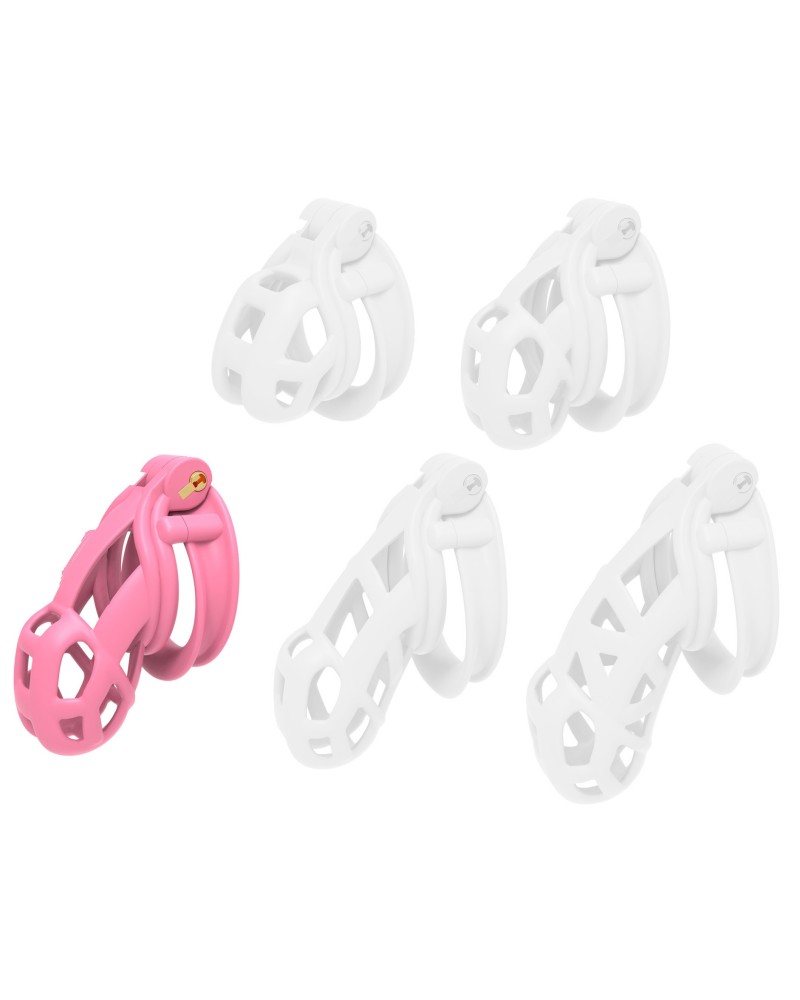 Cage Contrik Rose L 9.5 x 3.6cm sextoys et accessoires sur La Boutique du Hard