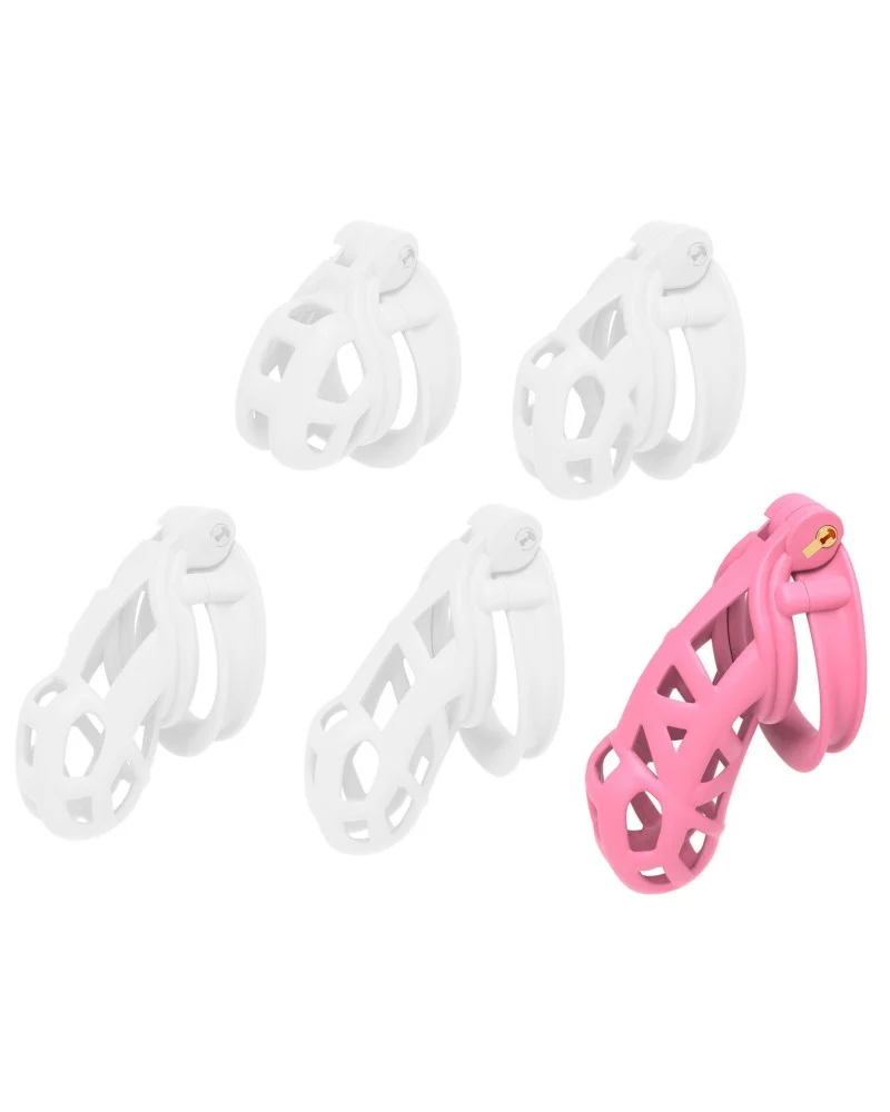 Cage Contrik Rose XXL 12 x 3.6cm sextoys et accessoires sur La Boutique du Hard