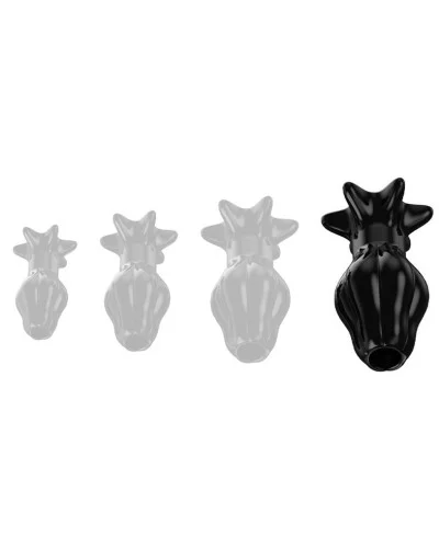 Plug Tunnel Starass Noir XL 12 x 7cm sextoys et accessoires sur La Boutique du Hard