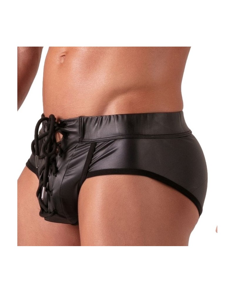 Slip avec lacets Bondage Noir sextoys et accessoires sur La Boutique du Hard