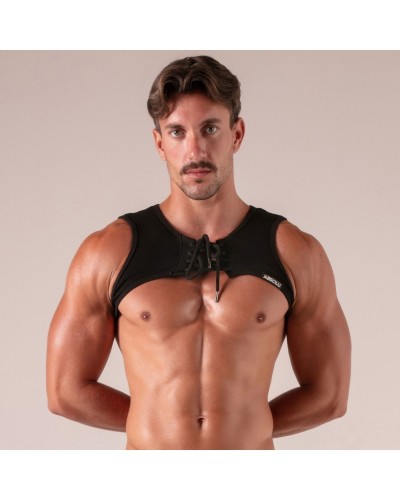 Harnais avec lacets Laced Noir sextoys et accessoires sur La Boutique du Hard