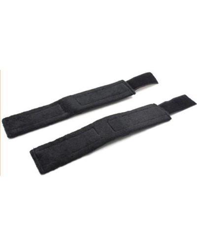 Menottes de poignets Buckle noir sextoys et accessoires sur La Boutique du Hard